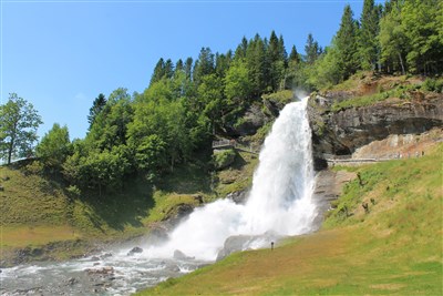 Norské fjordy, hory, vodopády a ledovce - Steinsdalsfossen