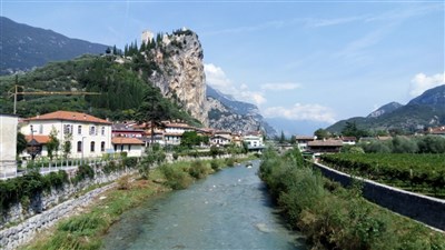 Lago di Garda - sever, Monte Baldo a Tremalzo