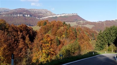 Lago di Garda - sever, Monte Baldo a Tremalzo