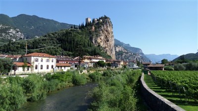 Lago di Garda - sever, Monte Baldo a Tremalzo