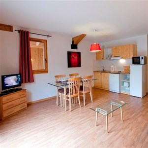 Val Thorens – Orelle – Les 3 Vallées – Le Hameau des Eaux d'Orelle - interiér rezidence - typové foto