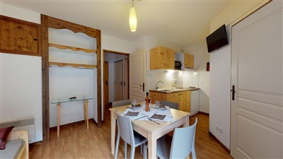 Val Thorens – Orelle – Les 3 Vallées – Le Hameau des Eaux d'Orelle - interiér rezidence Hameau des Eaux d´Orelle - st.4 - typové foto