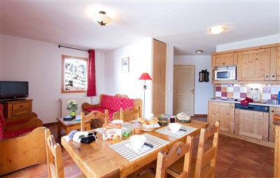 Orcières – Rochebrune Le Vallon - interiér rezidence Rochebrune Le Vallon - typové foto