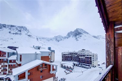 Tignes/Val d'Isère – Borsat IV - pohled z rezidence Borsat IV