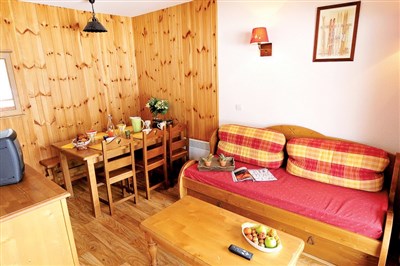 Puy Saint Vincent – Hameau des Ecrins, Chalets PSV - interiér rezidence Dame Blanche - typové foto