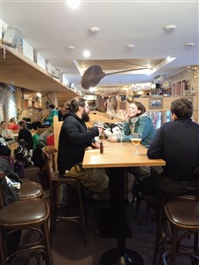 Les Sybelles – L'Orée des Pistes - restaurace/bar v rezidenci L´Orée des PIstes