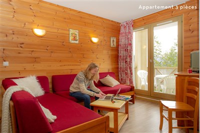 Alpe d'Huez – Les Couleurs Soleil - interiér rezidence Couleurs Soleil - typové foto