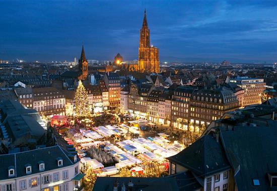 Adventní trhy ve francouzském Štrasburku