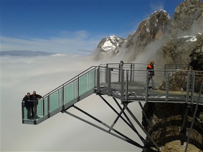 Ennská cyklostezka, Dachstein a Vápencové Alpy