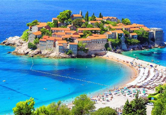 Černá hora s koupáním na budvanské riviéře