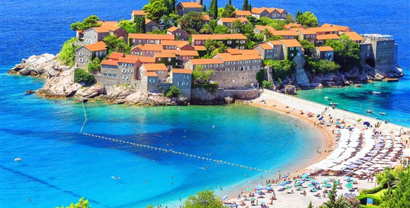 Černá hora s koupáním na budvanské riviéře