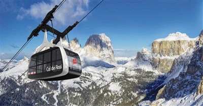 Val di Fassa/Sella Ronda – Campitello di Fassa, Alba di Canazei