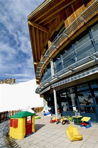 Orcières – Rochebrune Le Vallon - terasa rezidence