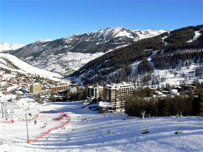 Vars/Risoul – Pra St. Marie - pohled na Risoul