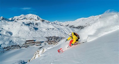 Tignes/Val d'Isère – Borsat IV - pohled na Tignes